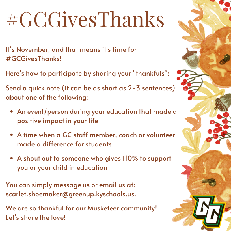 GC Gives Thanks