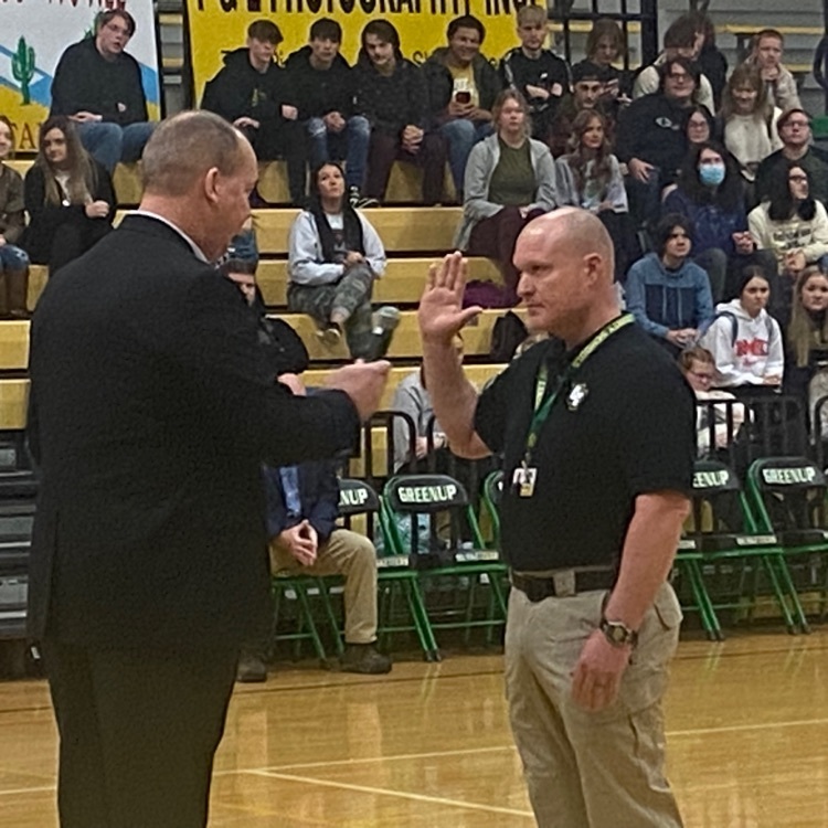 Hall swearing in Kearns .
